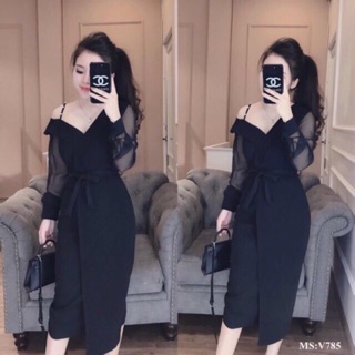 Đầm bigsize lệch vai 67-85kg