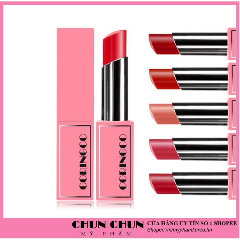 Son Lì Coringco Bonny Lipstick Matte Chính Hãng