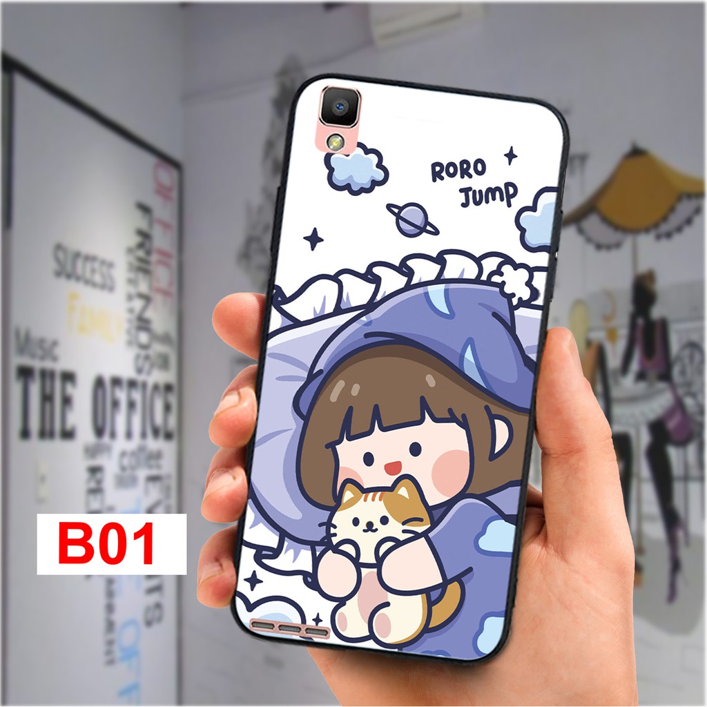 [FREESHIP]ỐP LƯNG OPPO HÌNH EM BÉ GÁI TÓC NGẮN SIÊU CUTE