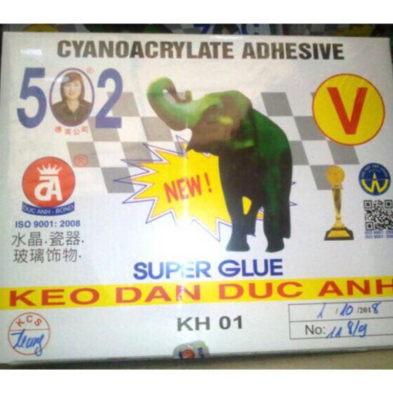 SET 50 Lọ Keo 502 V Đức Anh DATE Mới Đẹp