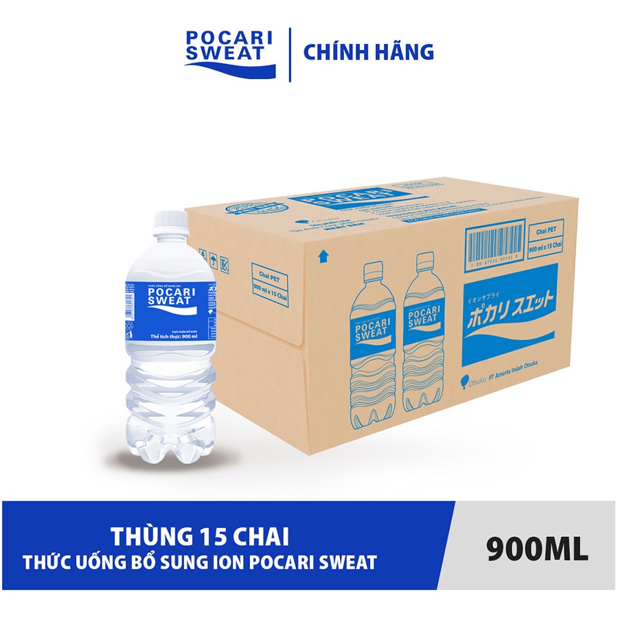 Lốc 6 chai nước khoáng i-on Pocari Sweat 500ml và 3 chai 900ml