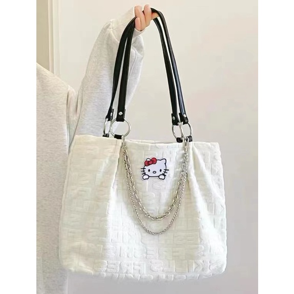Túi Tote Đeo Vai Sức Chứa Lớn Màu Hồng Thời Trang Cho Nữ