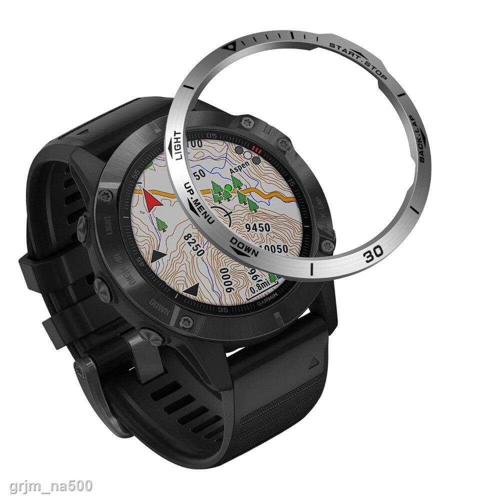 Hình Thật Khung Viền Kim Loại Bảo Vệ Mặt Đồng Hồ Thông Minh Garmin Fenix 6 / 6 Pro / Fenix 6 sapphire