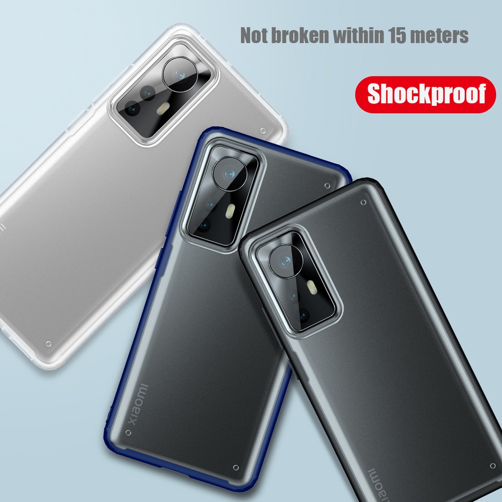 Ốp Điện Thoại Cứng Trong Suốt Chống Sốc Cho Xiaomi Mi 12X 12 Pro