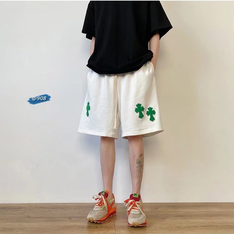 Quần Short Da Dây Rút Ống Rộng Phong Cách Hip Hop Cá Tính Cho Nam