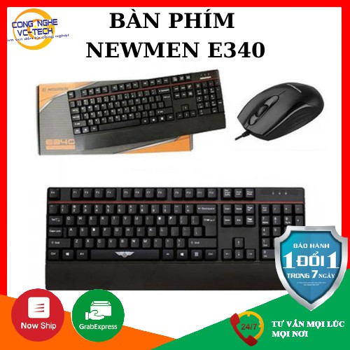 Bàn Phím Có Dây Dùng Cho Game Và Văn Phòng Newmen E340 - Hàng chính hãng