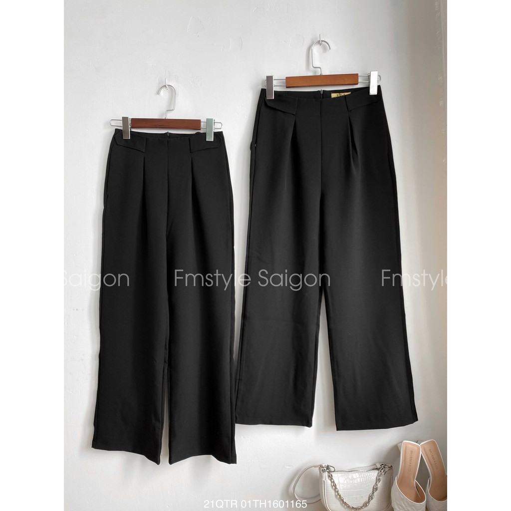 Quần tây trơn suông dài 09128 thời trang nữ Fmstyle Saigon 21QTR01TH1601 | BigBuy360 - bigbuy360.vn
