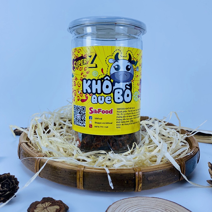 Khô bò que 200g - SibFood - SZ0201 | BigBuy360 - bigbuy360.vn