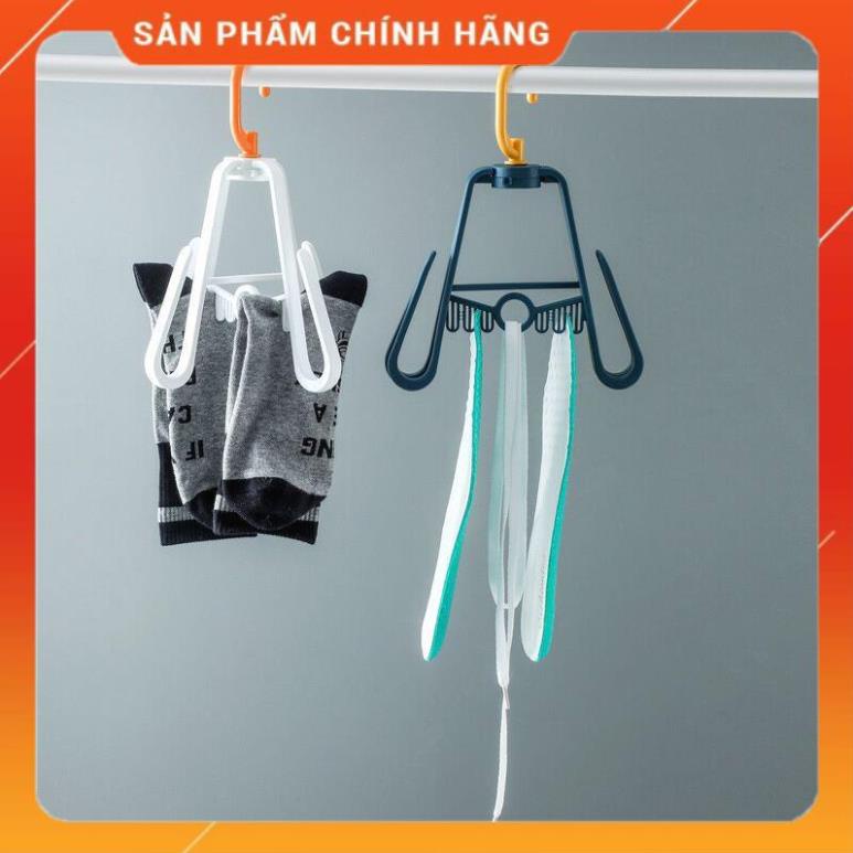 Móc phơi giày 4 chấu xoay 360 độ thông minh (mẫu mới - 2022)