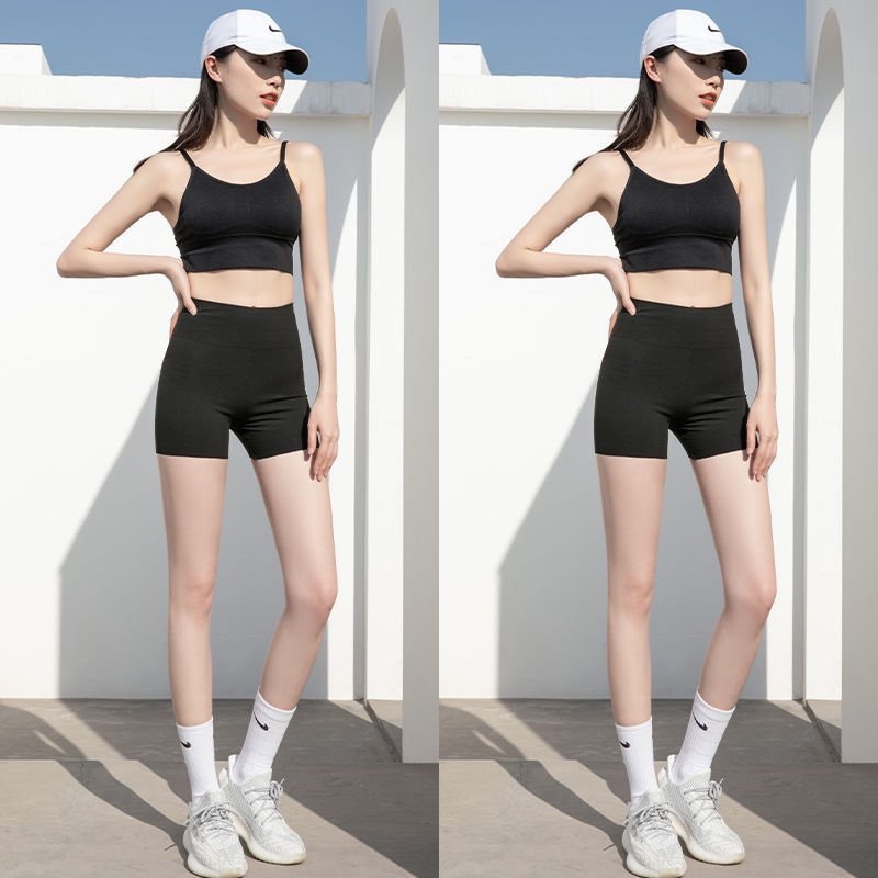 Quần Legging Đùi Yoga L.Y Store Nữ [FREESHIP]Short body dáng ôm, boxer ngắn phong cách thể thao sporty cá tính Ulzzang