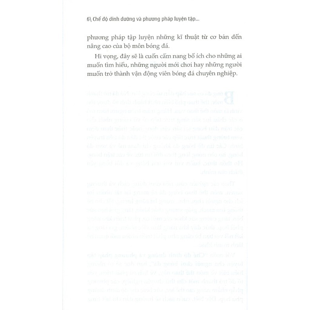 Sách - Chế Độ Dinh Dưỡng Và Phương Pháp Tập Luyện Cho Người Chơi Bóng Đá | BigBuy360 - bigbuy360.vn
