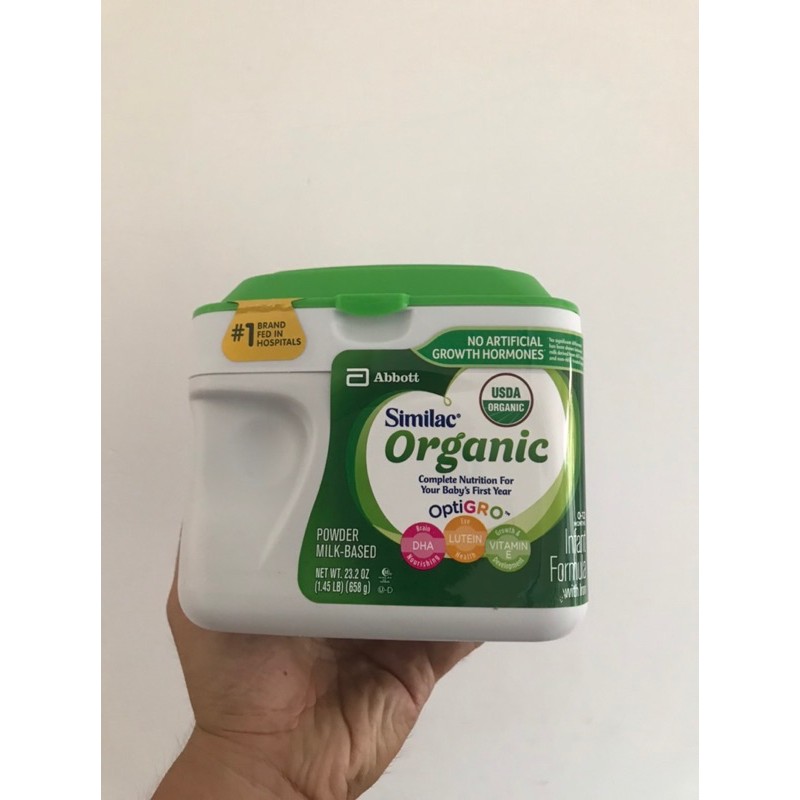 [ Ship air] Sữa similac organic 658g