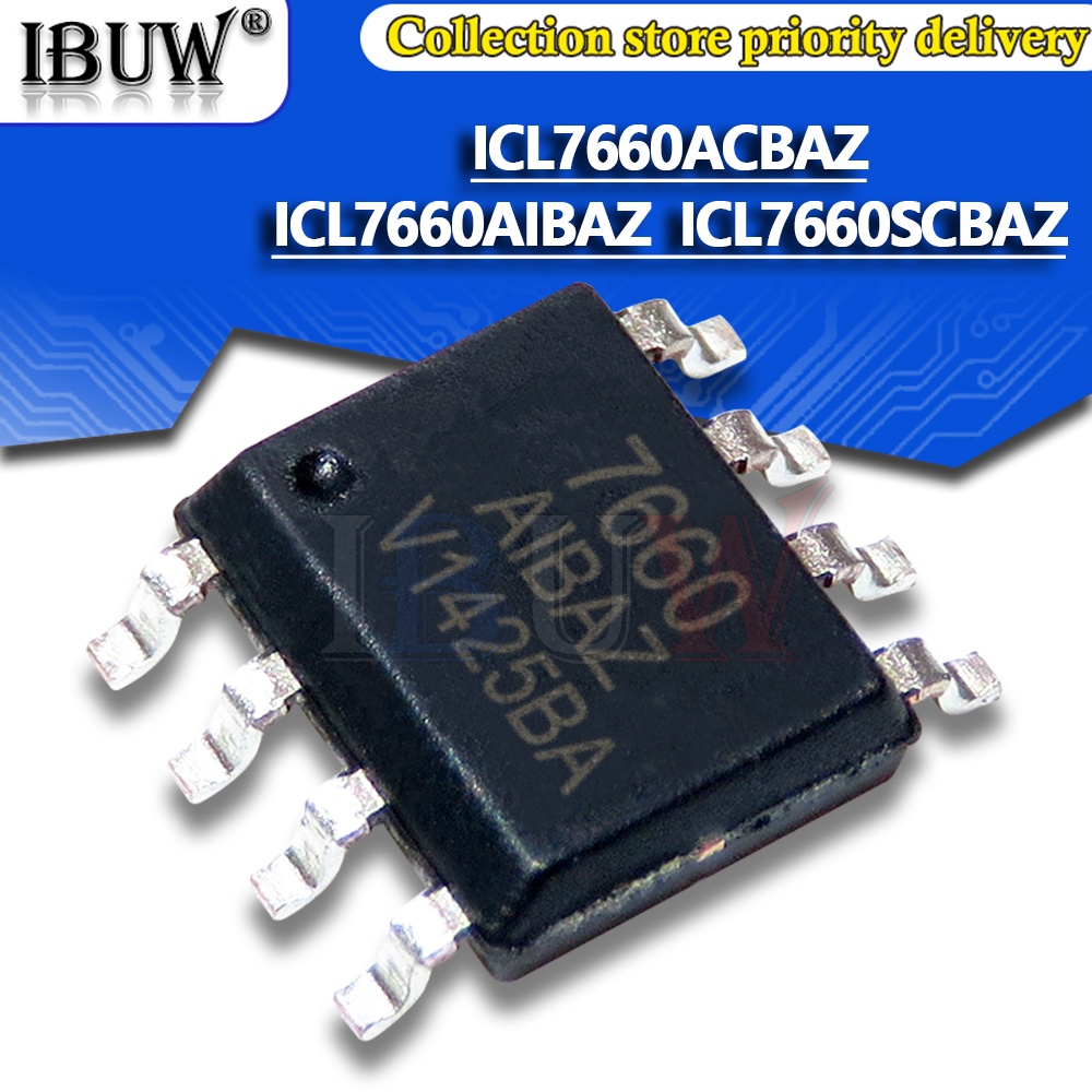 Bộ 10 Con Chip ICL7660ACBAZ ICL7660AIBAZ ICL7660SCBAZ ICL7660ACBAZ 7660AIBAZ 7660SCBAZ SOP SOP8