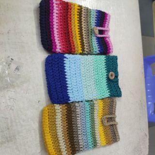 Túi điện thoại bằng len