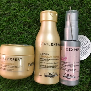Bộ kit gội xã xịt dưỡng phục hồi L'oréal Repair ( Size nhỏ )