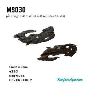 Gỗ lũa dùng setup layout bể cá cảnh thủy sinh từ 30-50cm (Ms027-Ms035)