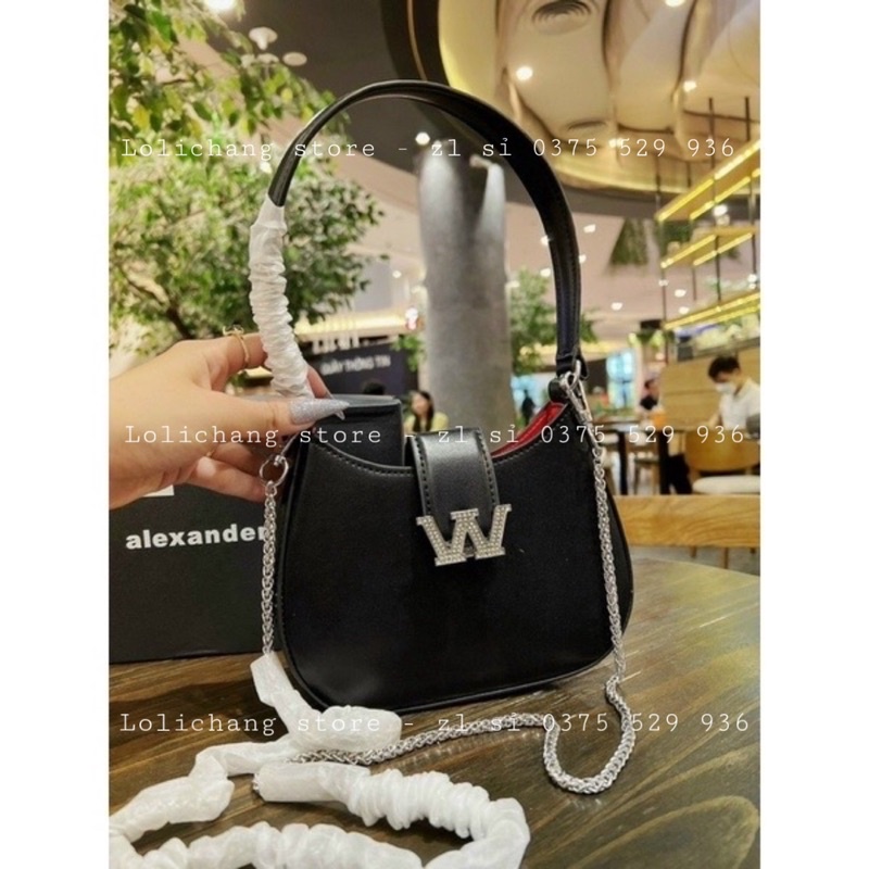 Túi kẹp nách đá WANG lấp lánh siêu xinh hàng đẹp ( ảnh thật shop tự chụp )