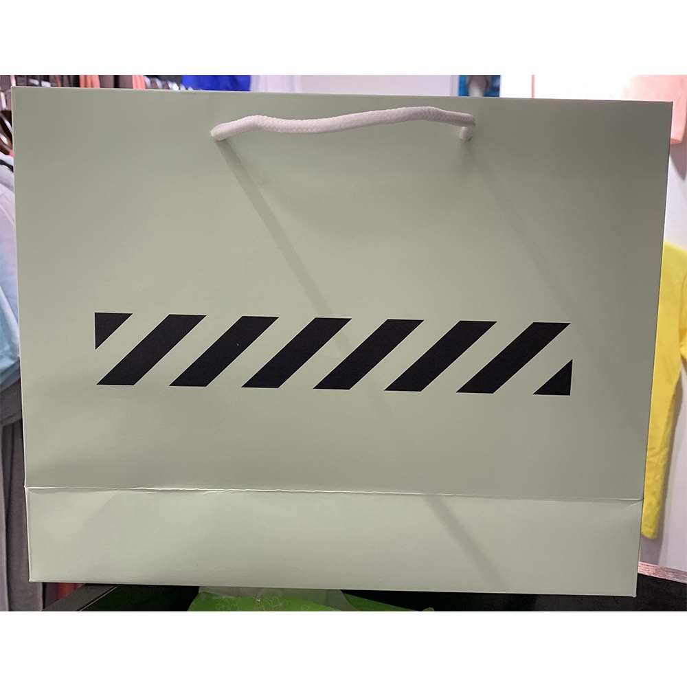OFF-WHITE Túi giấy đựng giày quần áo giày dép chất lượng cao