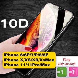 Kính cường lực 10d full màn iphone 6/7/8/x/11/12/13promax