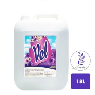 Nước xả vải VEL can 18L Hưong Lavender/Nước hoa