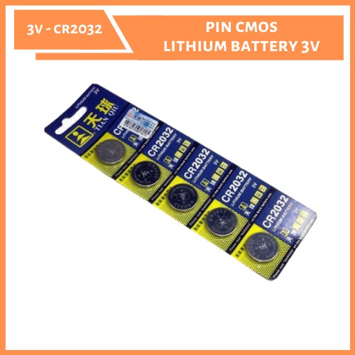Pin Cmos CR2032 - 3V Giá 1 Viên