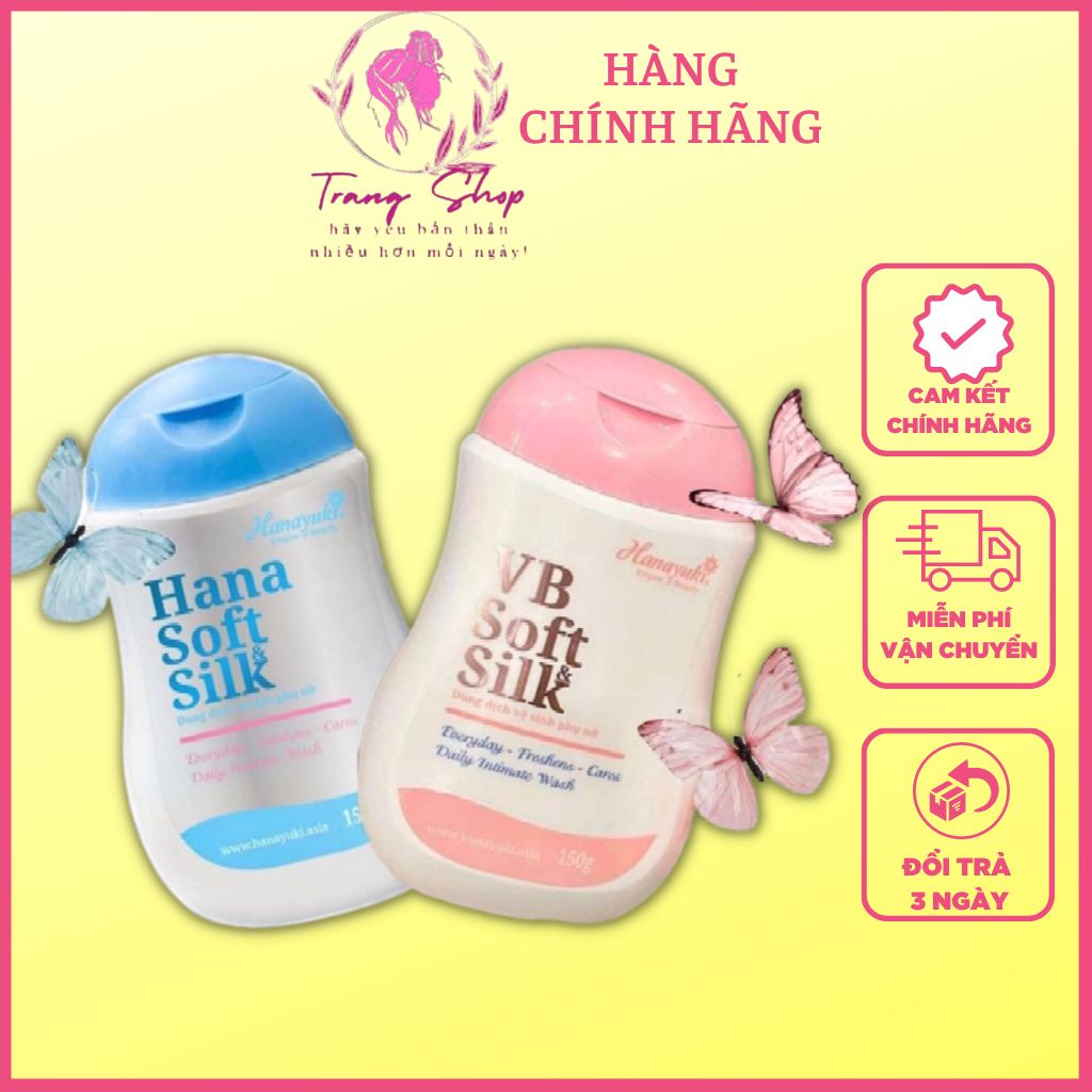 Dung Dịch Vệ Sinh Xanh & Hồng Hana Soft Silk