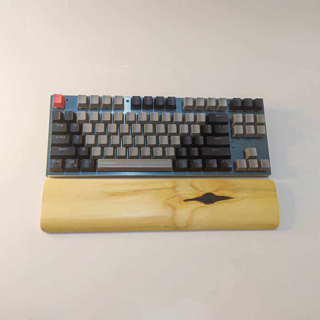 [Tặng kèm fit cao su] Keyboard Wrist Rest Wood - Kê tay bàn phím, chất liệu Gỗ Thông nhập từ Mỹ, Brazil, Chile