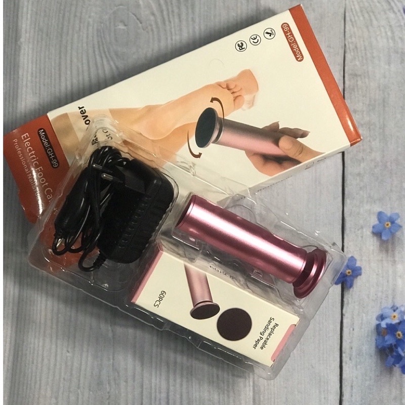 Máy Chà Gót Chân Chuyên Dụng Dùng Làm Nail Spa Thẫm Mỹ Viện+ 60 miếng chà