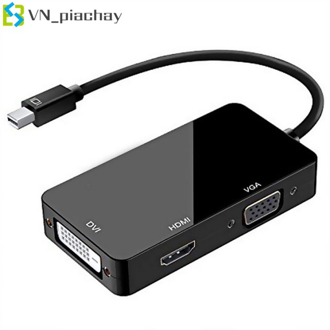 COD Mini Adapter DP TO HDMI VGA DVI Three-in-one 4k*2k Converter for Notebook