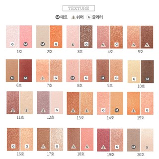 Màu Mắt A'Pieu Mineral Mono Shadow Dual