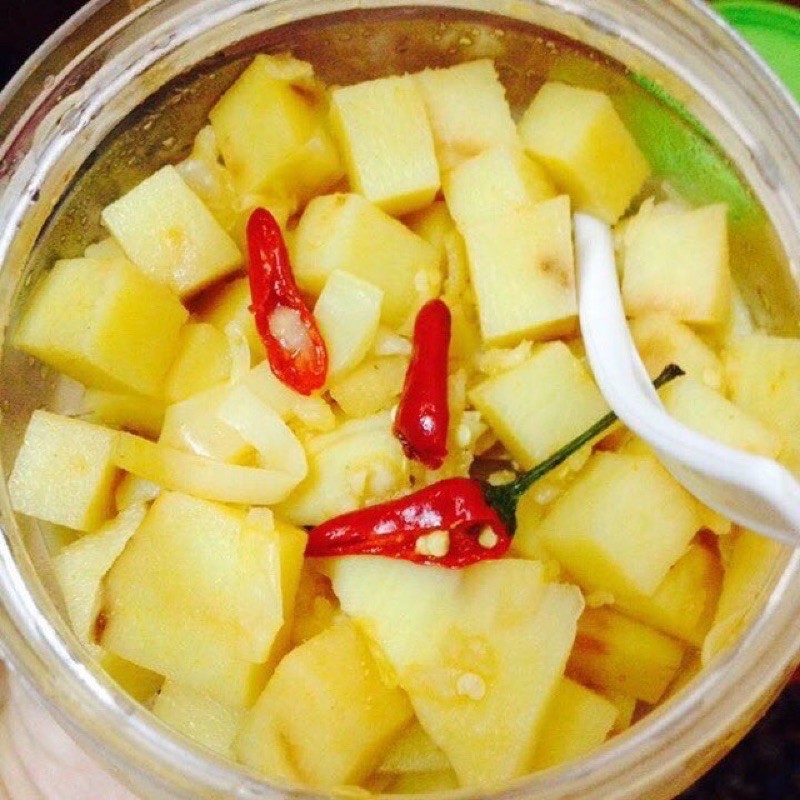 Măng dầm chua cay hũ 1 kg (Bao ngon) | BigBuy360 - bigbuy360.vn