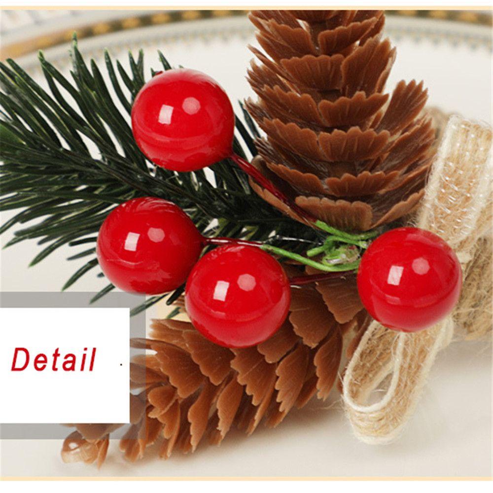 LAKAMIER Vòng Nhẫn Treo Khăn Ăn Trang Trí Giáng Sinh / Đám Cưới DIY