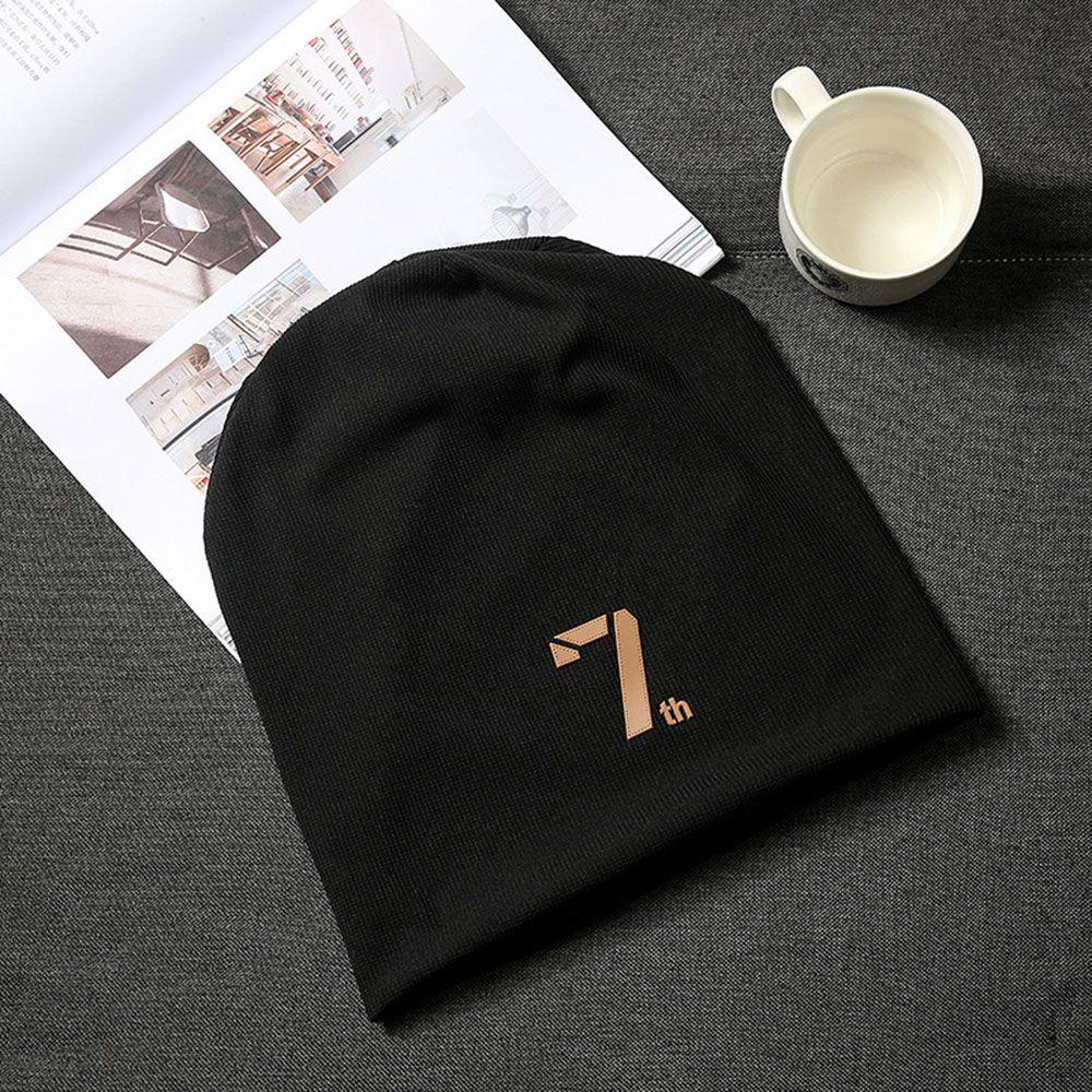 Mũ Len Trùm Tai Giữ Ấm Mùa Đông In Số 7th Dành Cho Nữ