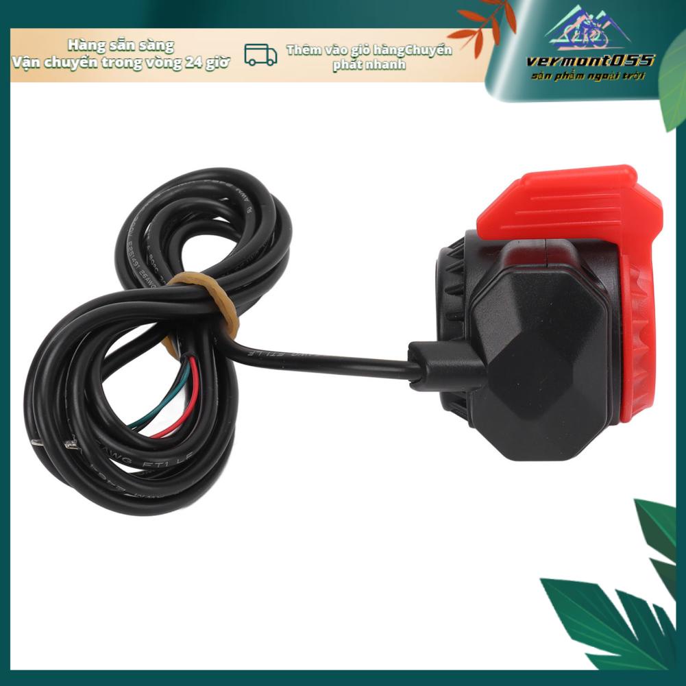 Vermont055 Ngón tay cái Bộ tăng tốc ABS 22mm Tay lái trái ga Tốc độ thay thế Phụ kiện xe đạp điện