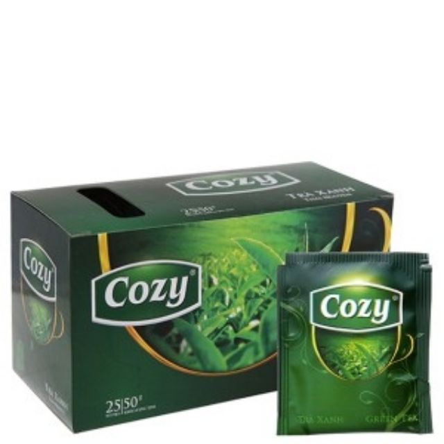 Trà túi lọc hương ( Nhài, Sen, Trà xanh) Cozy hộp 25 gói x 50gr