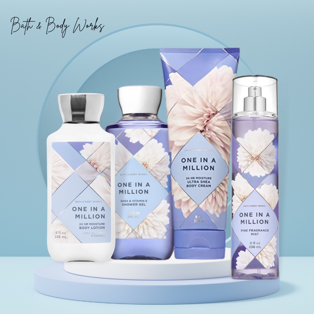 Xịt Thơm Toàn Thân Bath & Body Works Fine Fragrance Mist One In A Million Hương Hoa Thơm Ngát chai 236ml