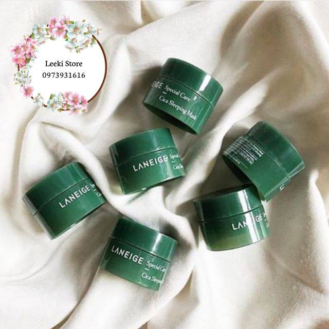 Mặt nạ ngủ dưỡng ẩm LANEIGE Cica Sleeping Mask 10ML