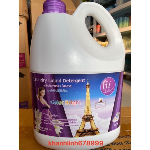 Can nước giặt Hi class 3500ml ( mầu tím )