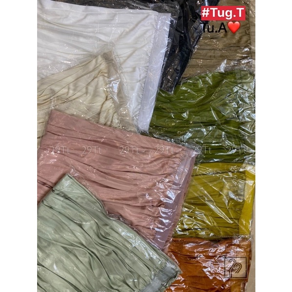 CHÂN VÁY XẾP LY LỤA MÁT HÀNG QUẢNG CHÂU CHẤT ĐẸP MS15566