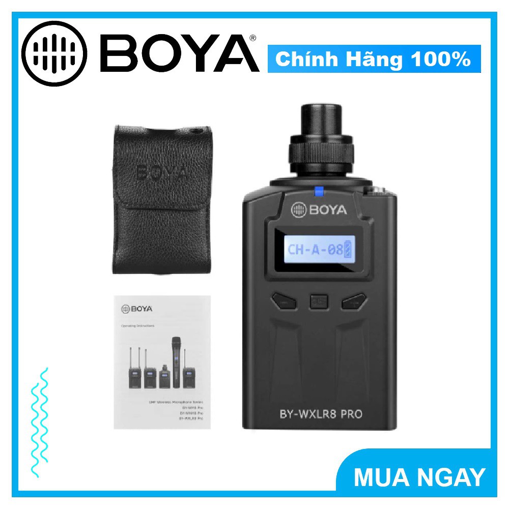 [Mã ELHACE giảm 4% đơn 300K] BOYA BY-WXLR8 PRO - Bộ phát tín hiệu không dây dành cho BOYA RX8 Pro và SP-RX8 Pro