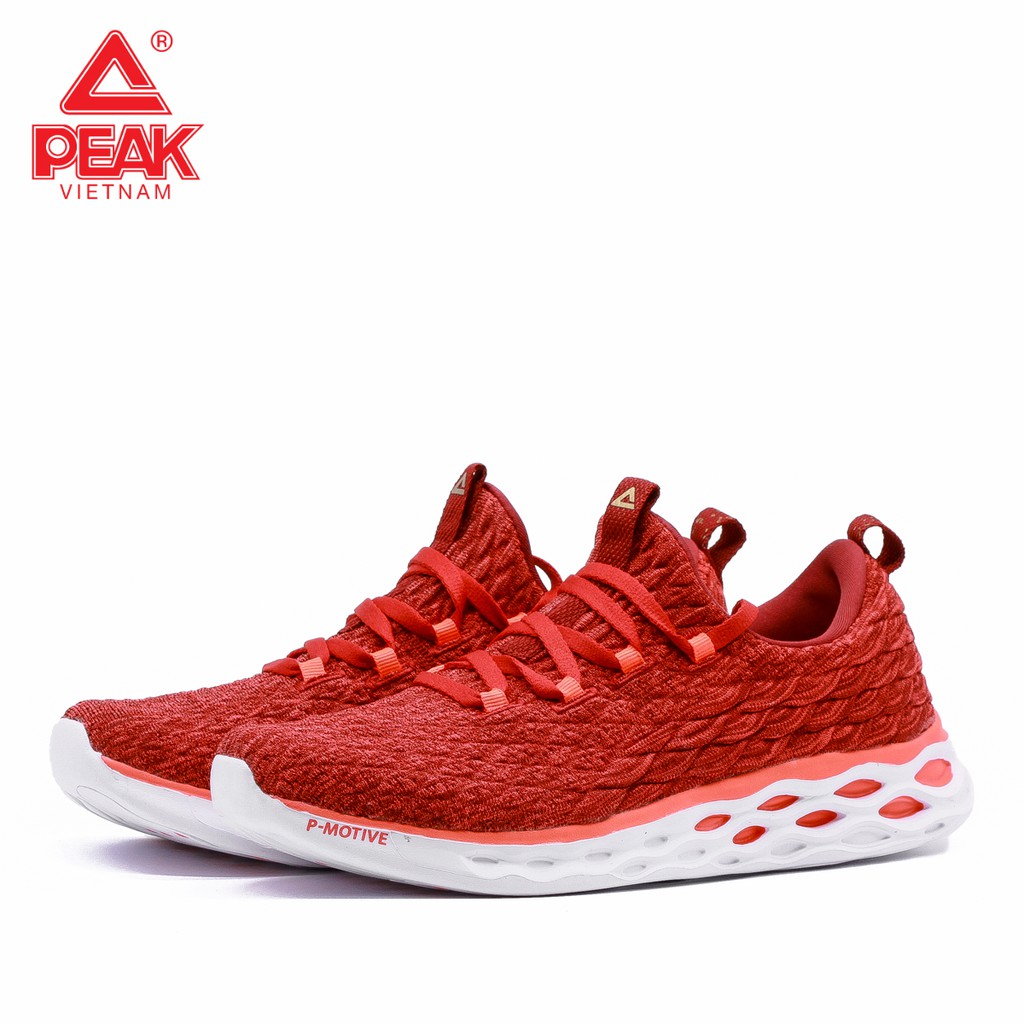 Giày chạy bộ PEAK Running E91327H - Đỏ