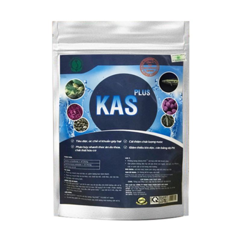 Men Vi Sinh Xử Lý Đáy Ao Cá, Ốc, Ếch, Lươn KAS VIETHAND 200g