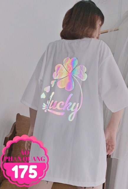 Áo hoa Lucky phản quang 7 màu TH567