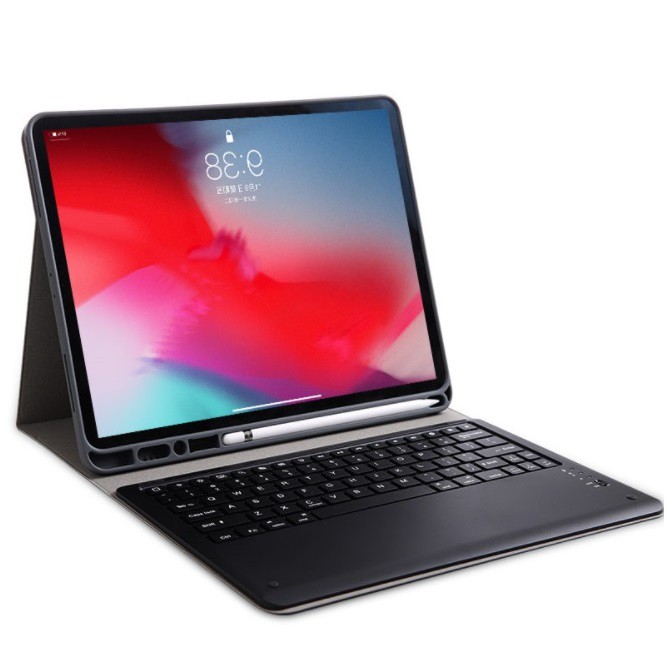 Bao da kèm bàn phím Bluetooth cho iPad Pro 12.9 inch 2018 2020 2021 - Có khay đựng bút