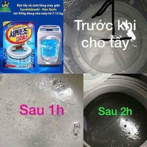 BỘT TẨY LỒNG MÁY GIẶT HÀN QUỐC