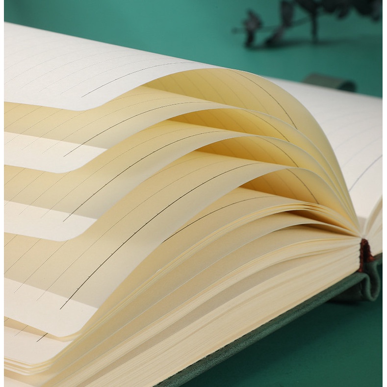 Sổ tay ghi chép bìa da PU A5 JH23-186 mẫu hươu làm quà tặng trang nhã