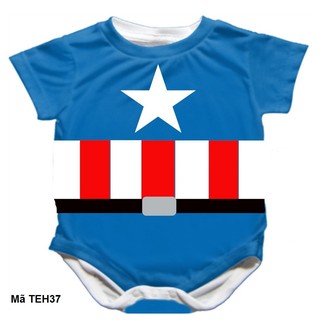 Bộ sưu tập body siêu nhân chất cotton cho bé
