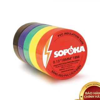 BĂNG KEO BĂNG DÍNH CÁCH ĐIỆN  SOPOKA CHỐNG THẤM NƯỚC