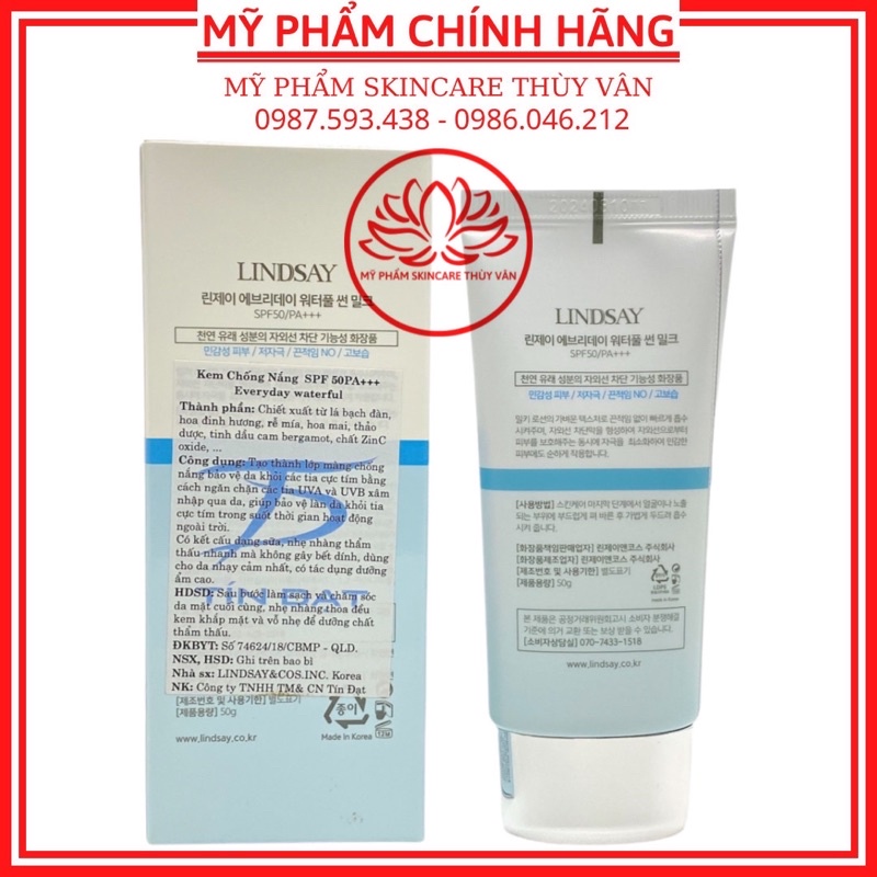 Kem Chống Nắng Hàn Quốc Chính Hãng LINDSAY 50g