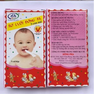 Gạc rơ lưỡi trẻ em 1 lốc 10 hộp
